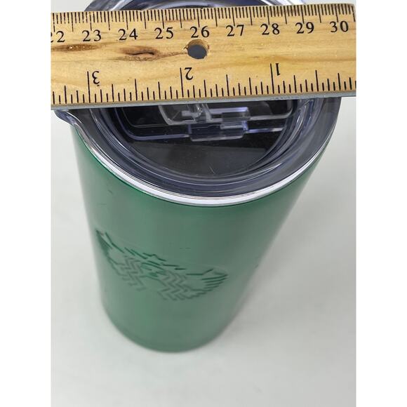 Starbucks Holiday 2020 Green Emerald 24oz Cold Cup Tumbler Marble Wave ~ READ - Picture 12 of 12